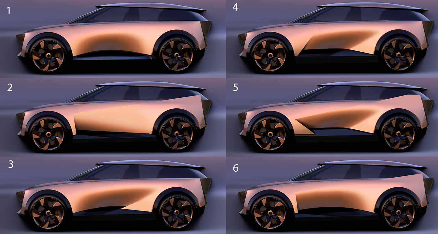 Nissan，Murano 2030 Mini，Automobile design，