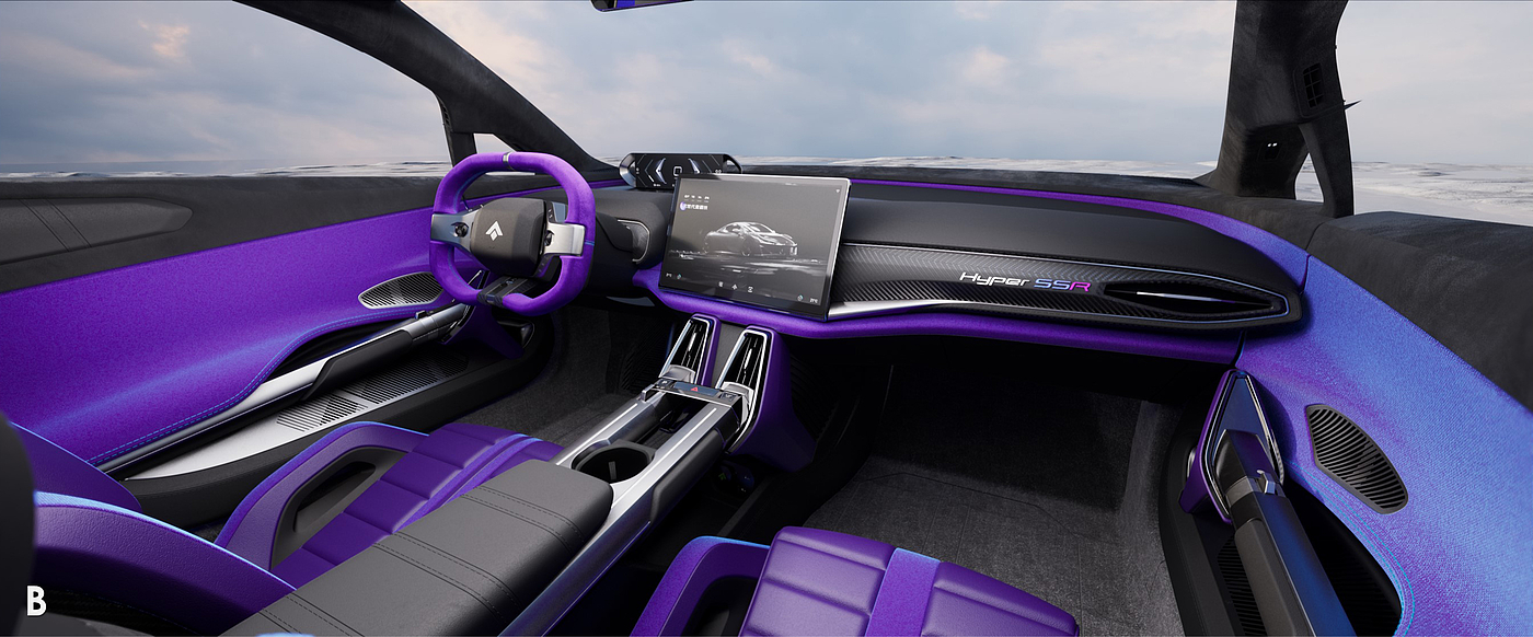 Aion Hyper SSR，Electric，Super car，Automobile design，Interior design，