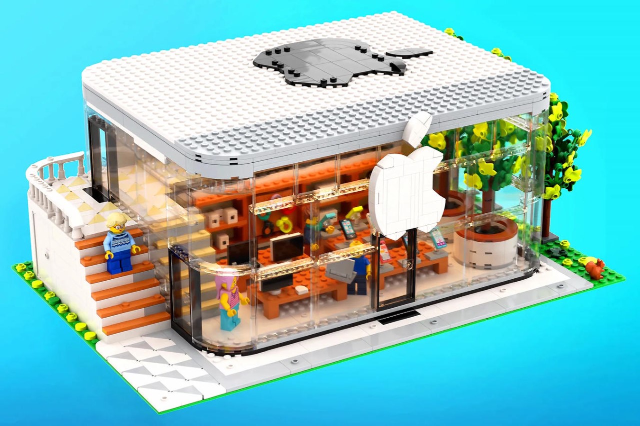 Lego，APPLE STORE，Retail Store，Building blocks，Model，