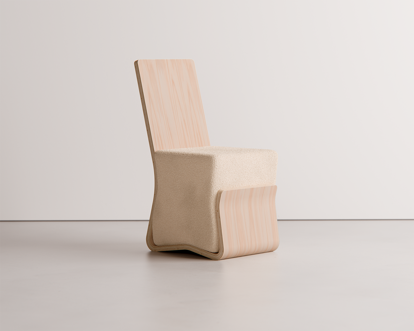 Squidge Chair，泡沫，木框架，