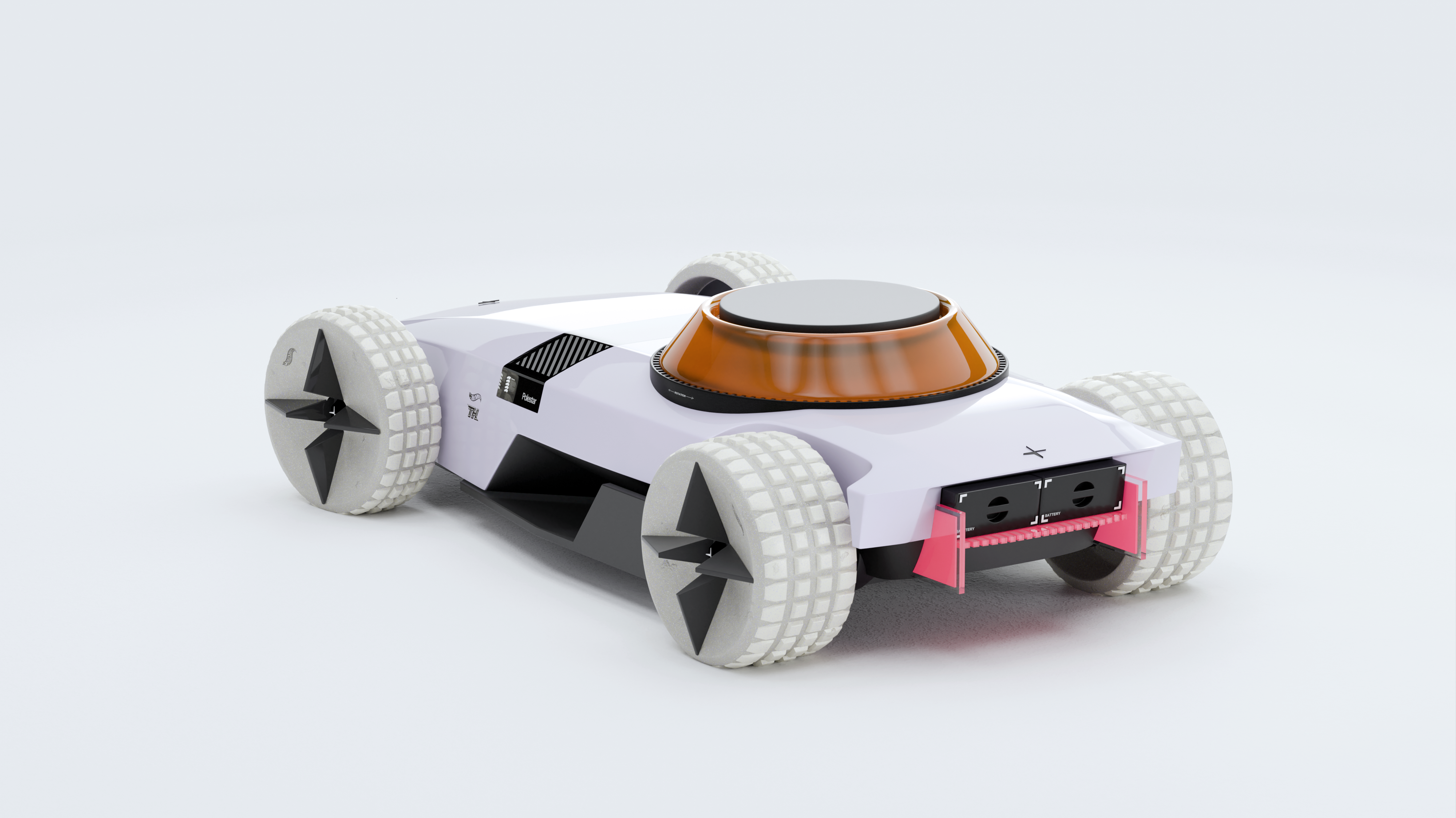 POLESTAR MR. SPINNIN，Fingertip gyroscope，Die casting car，Toys，Model，