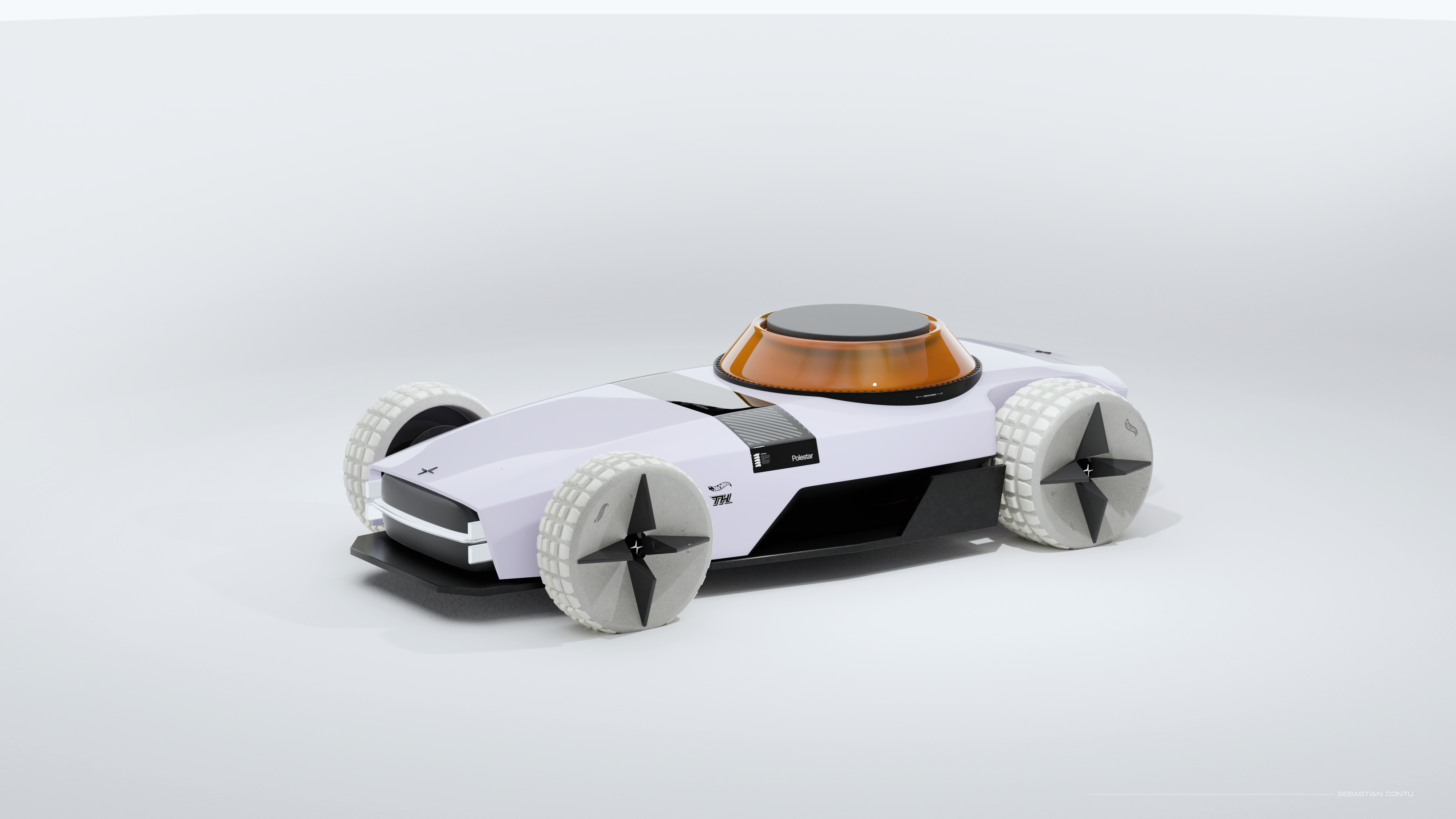 POLESTAR MR. SPINNIN，Fingertip gyroscope，Die casting car，Toys，Model，
