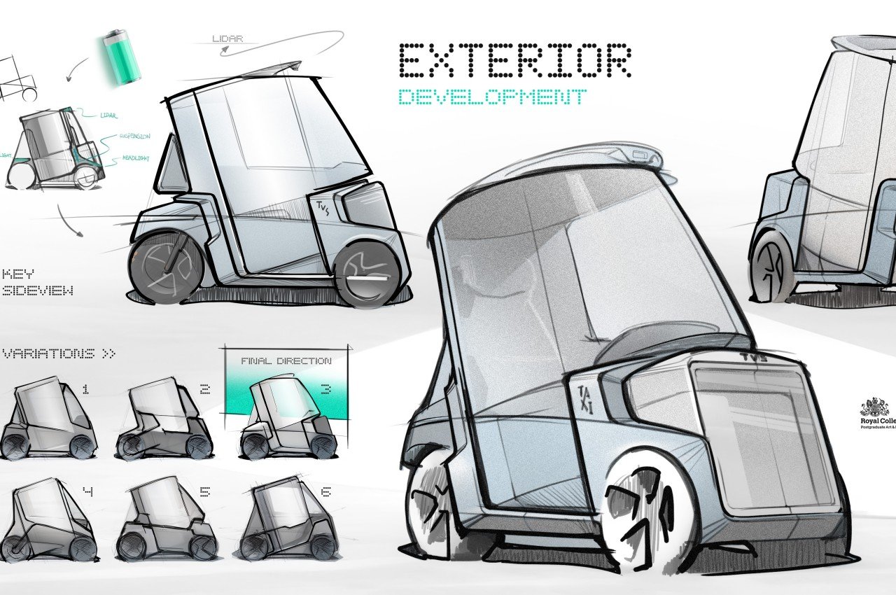 Automatic driving，Commuting alone，taxi，conceptual design，Automobile design，
