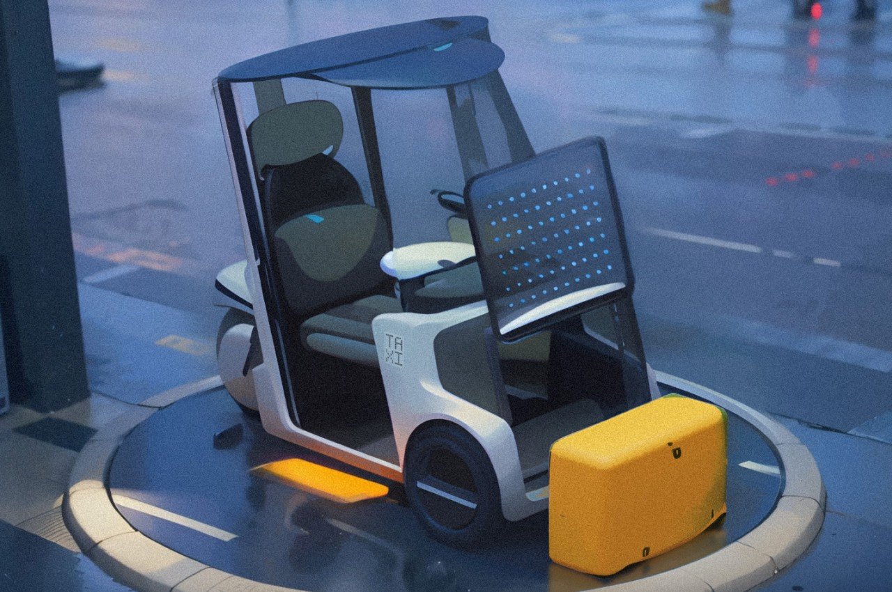 Automatic driving，Commuting alone，taxi，conceptual design，Automobile design，