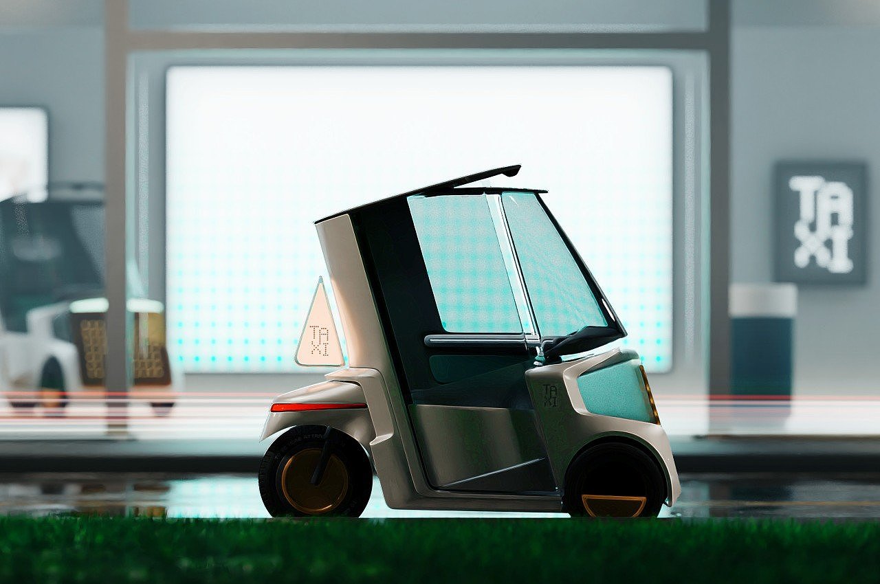 Automatic driving，Commuting alone，taxi，conceptual design，Automobile design，