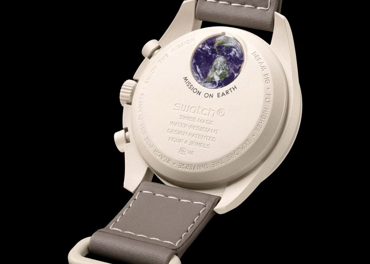 MOONSWATCH，earth，Wristwatch，Wrist watch，