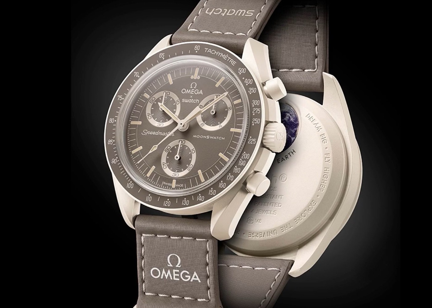 MOONSWATCH，earth，Wristwatch，Wrist watch，