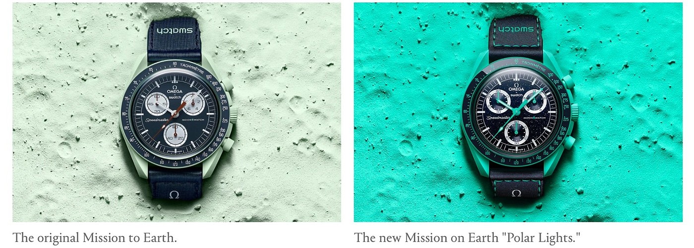MOONSWATCH，earth，Wristwatch，Wrist watch，