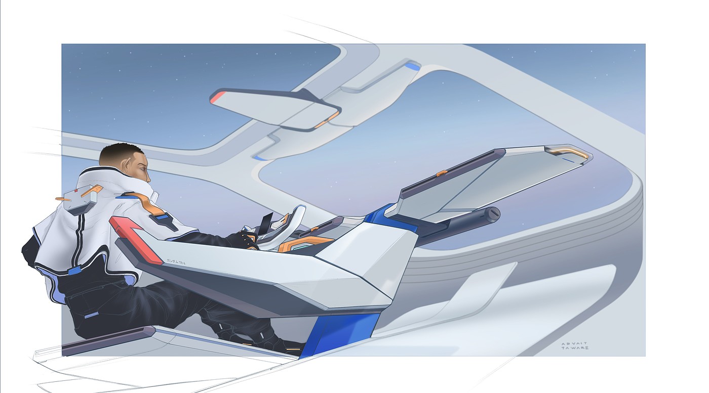 Mechanics，line，Automobile design，car driving handle，
