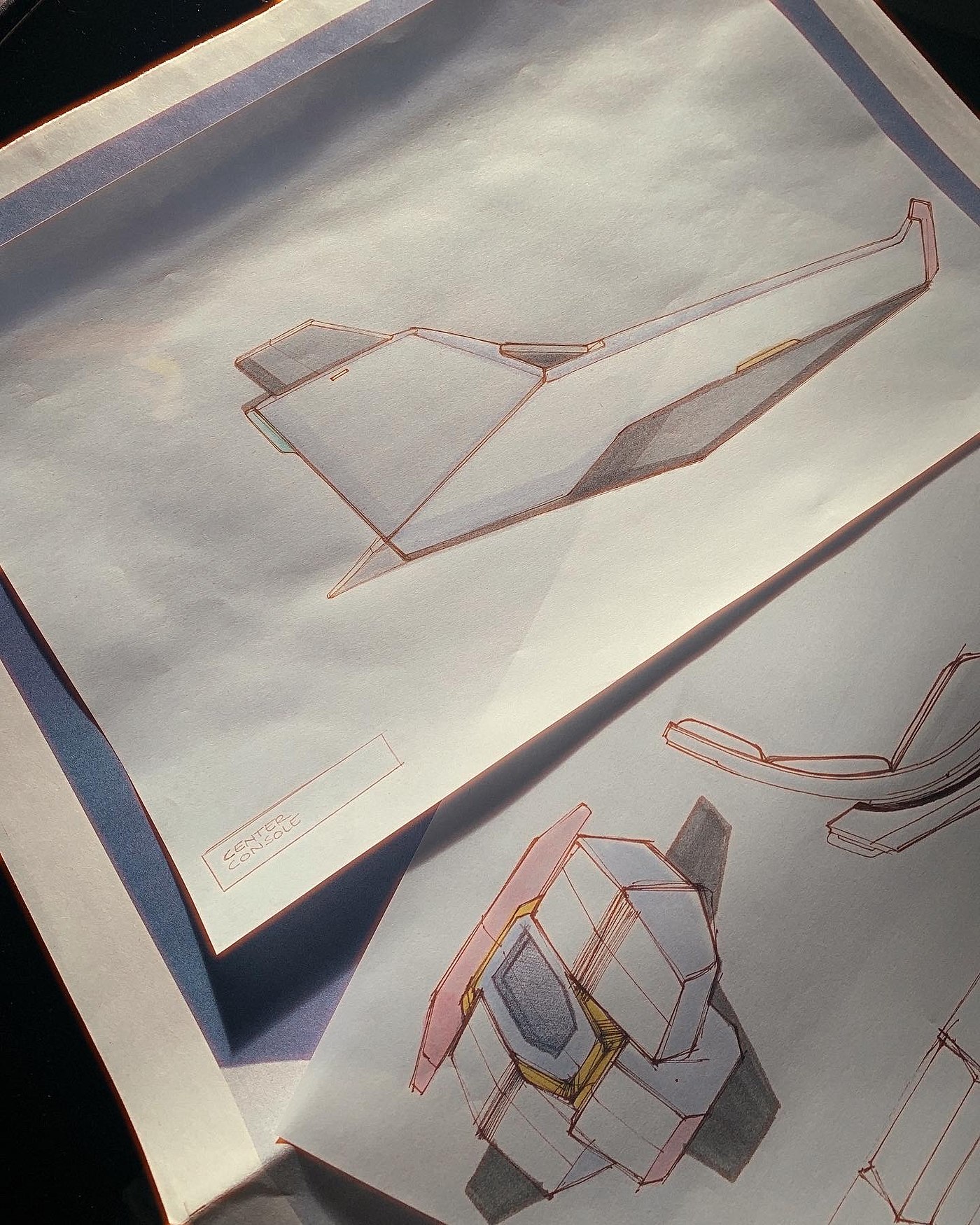 Mechanics，line，Automobile design，car driving handle，