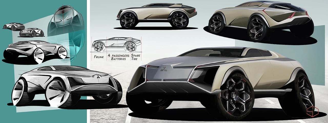 Mitsubishi，KAMINARI，Concept Car，Electric SUV，