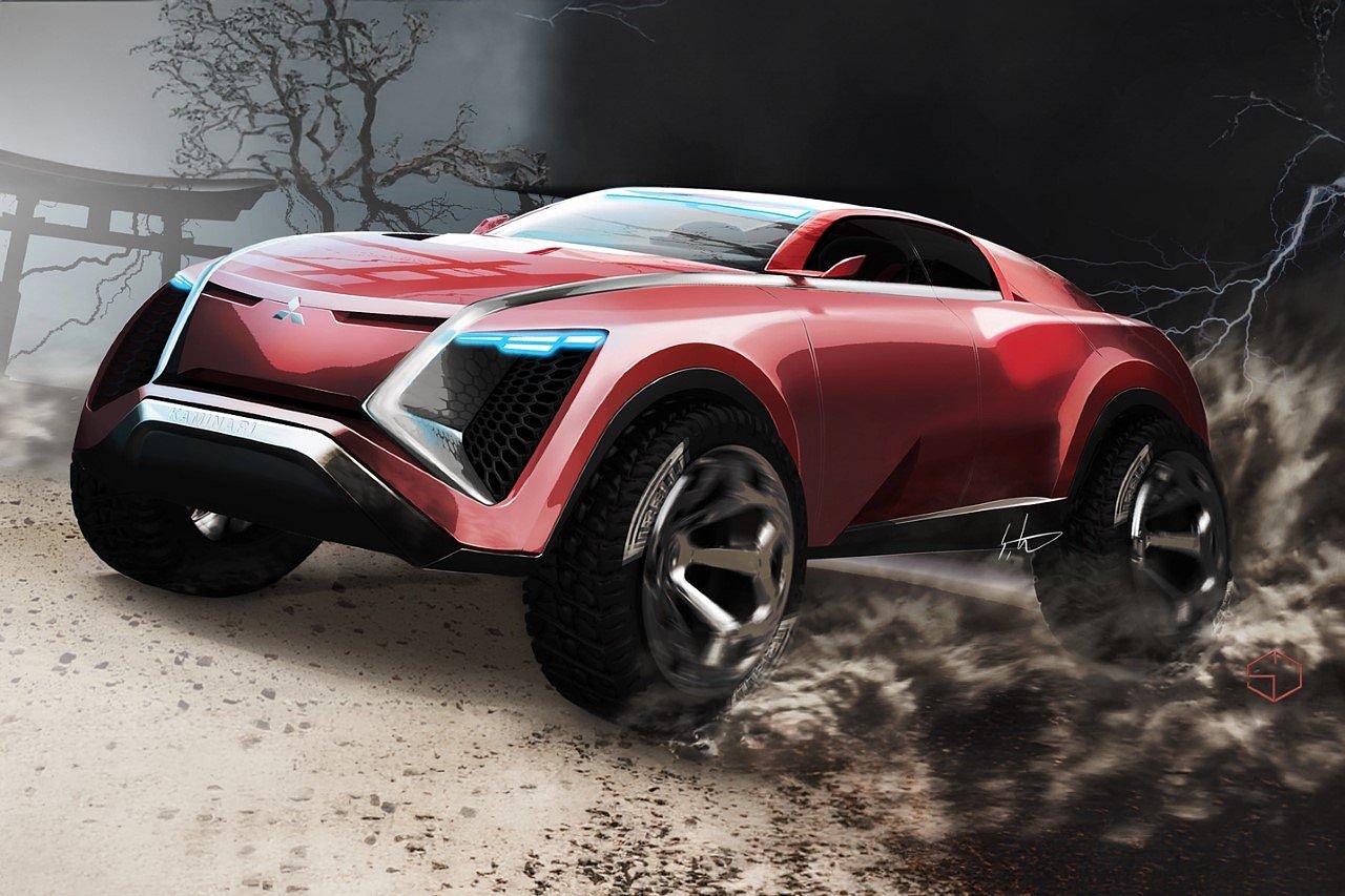 Mitsubishi，KAMINARI，Concept Car，Electric SUV，