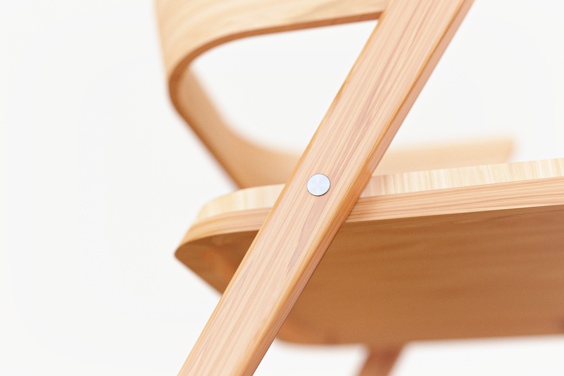 Aplos，chair，Wood materials，Simplicity，