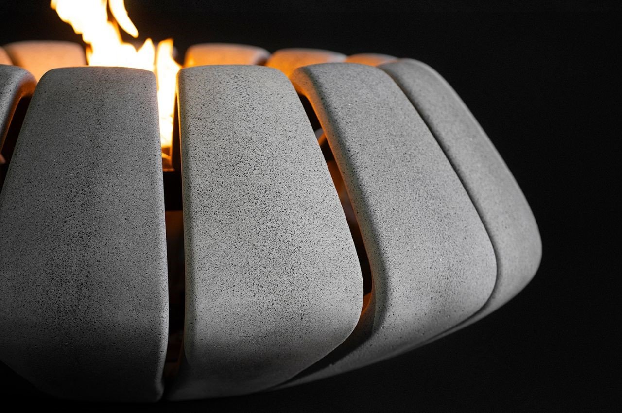 Sunflower，modularization，concrete，Fire pit，outdoors，