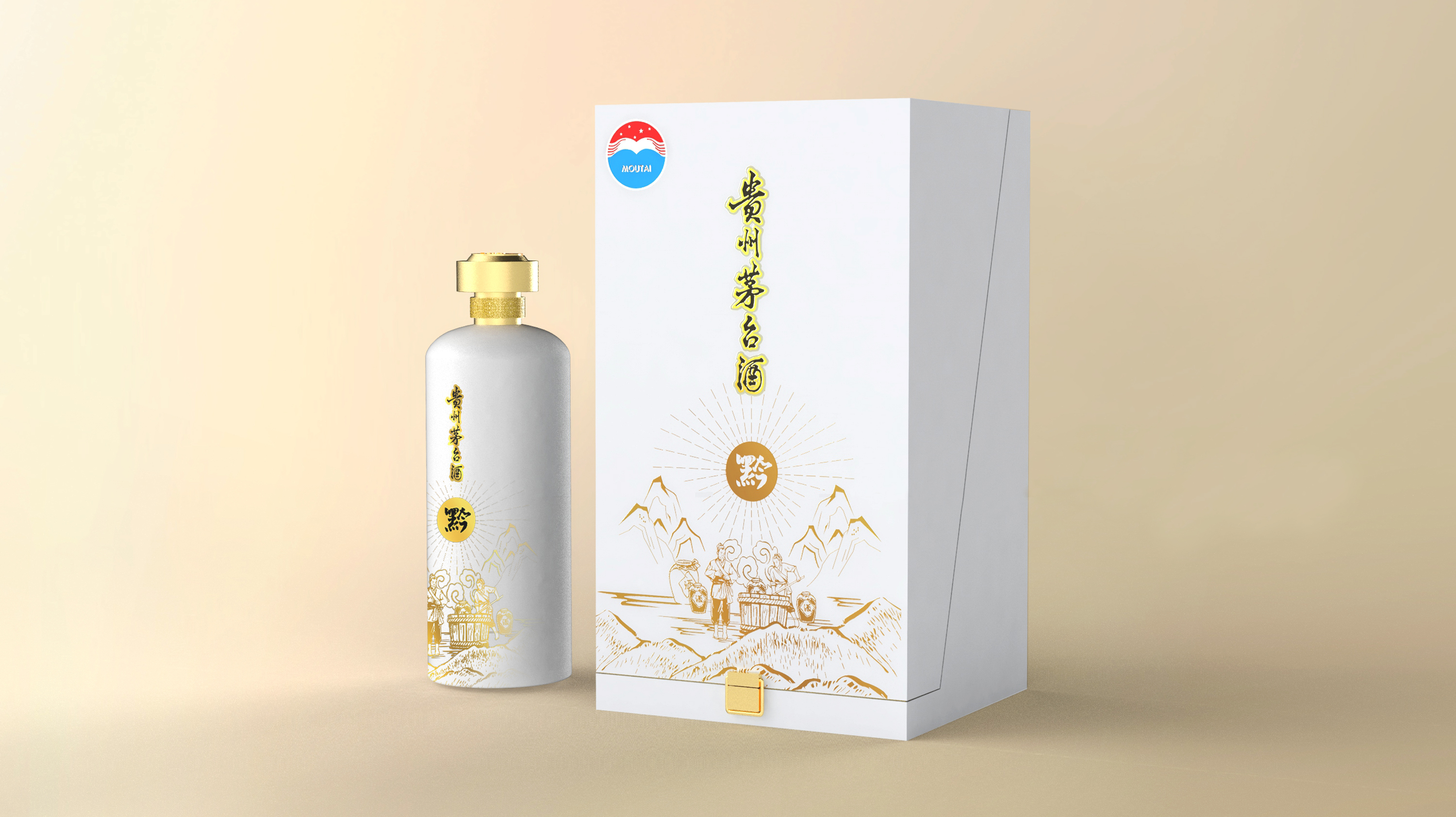 product，packing，Alcohol，Illustration，modeling，Render，