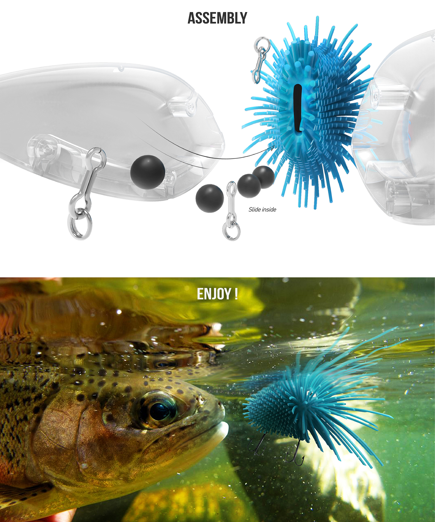 Bearded，Fishing tools，interest，fish hook，