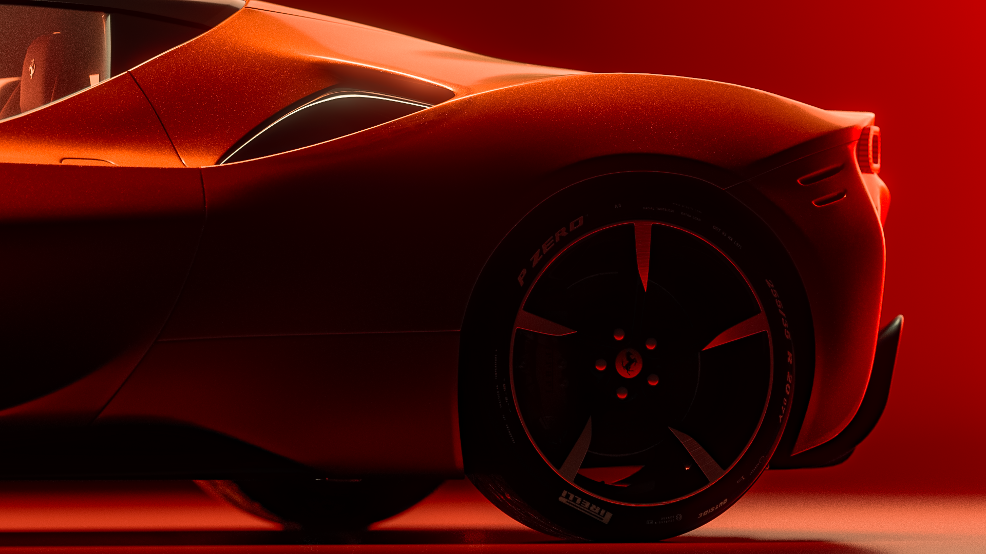 FERRARI SF90，Automobile design，Sports car，