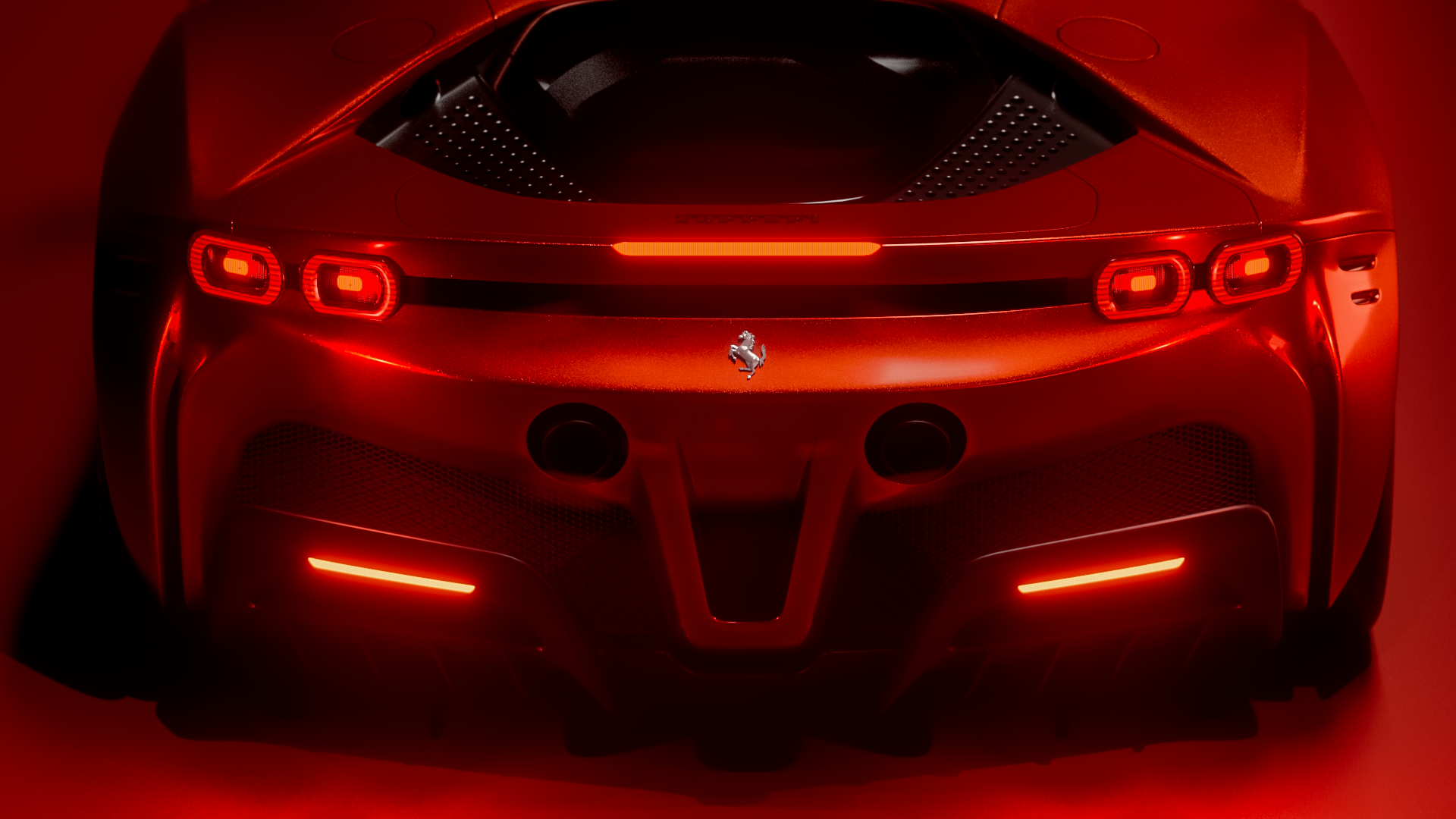 FERRARI SF90，Automobile design，Sports car，