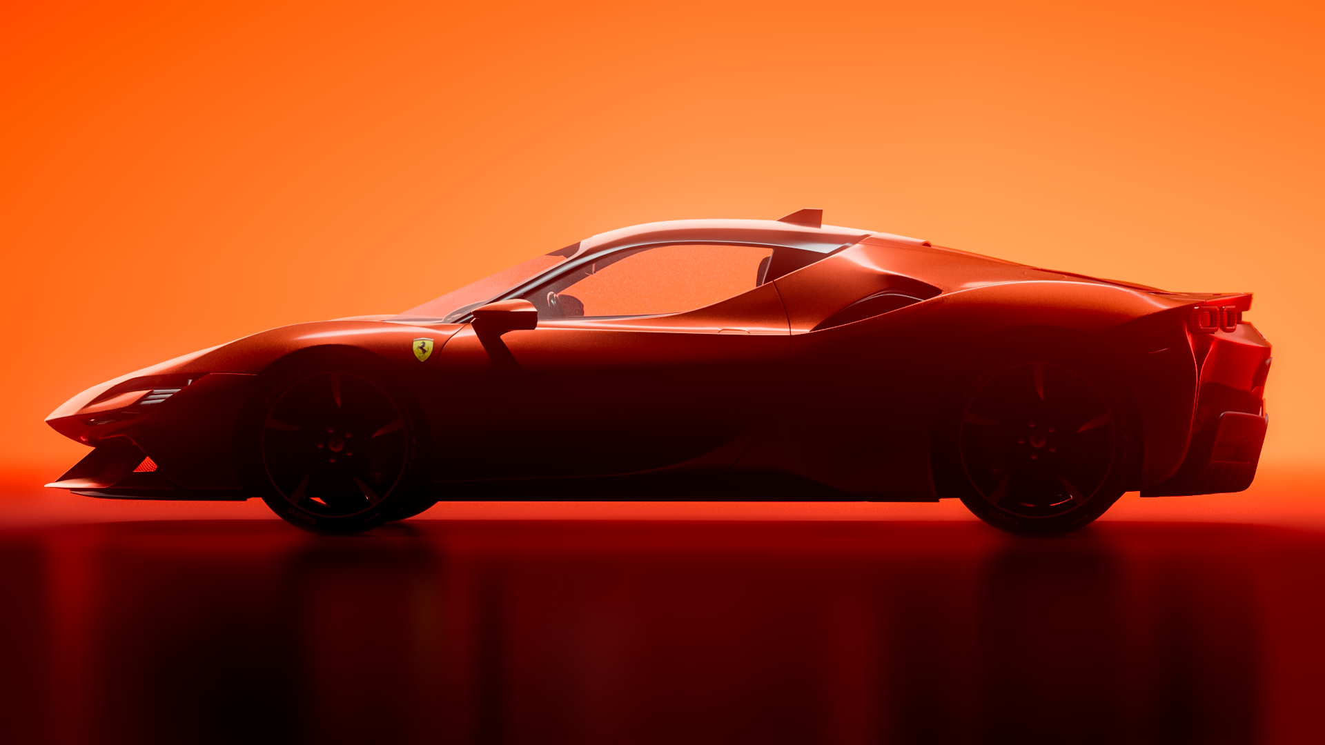 FERRARI SF90，Automobile design，Sports car，