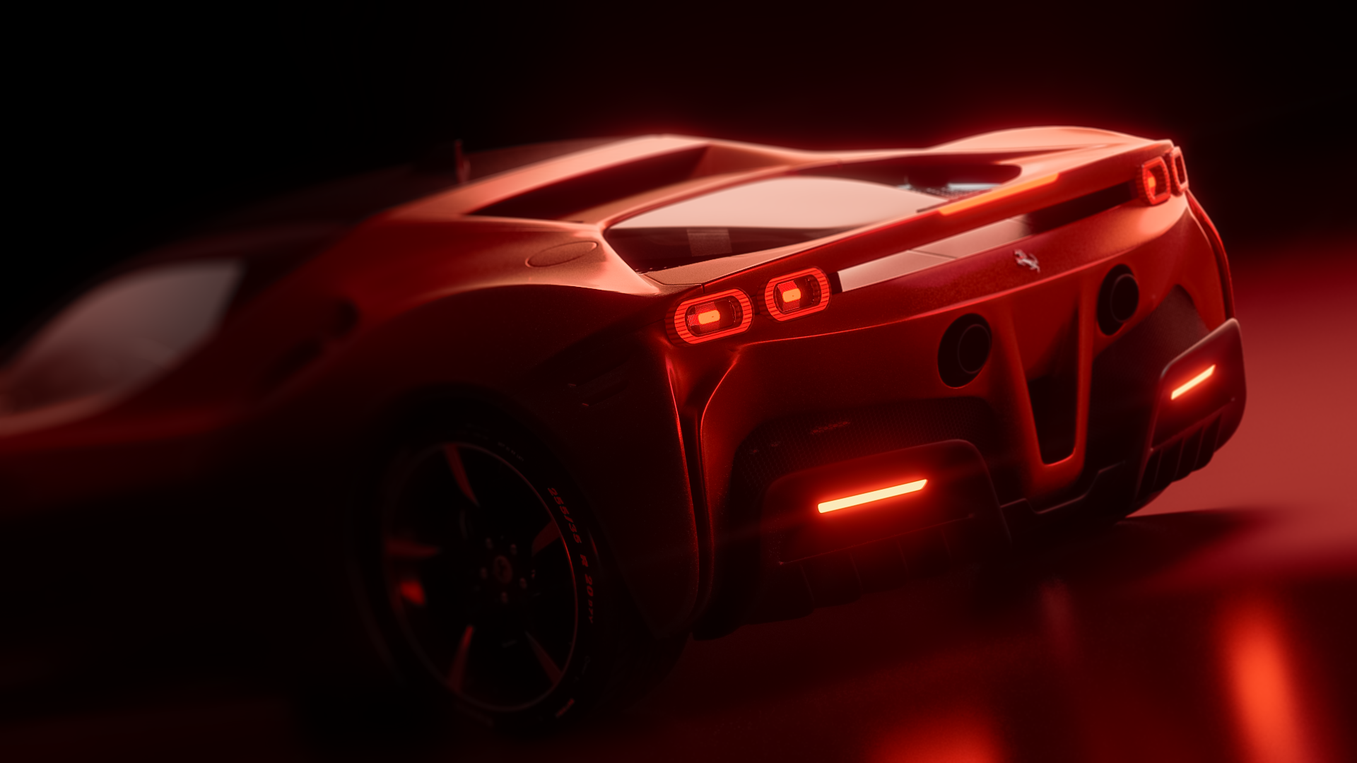 FERRARI SF90，Automobile design，Sports car，