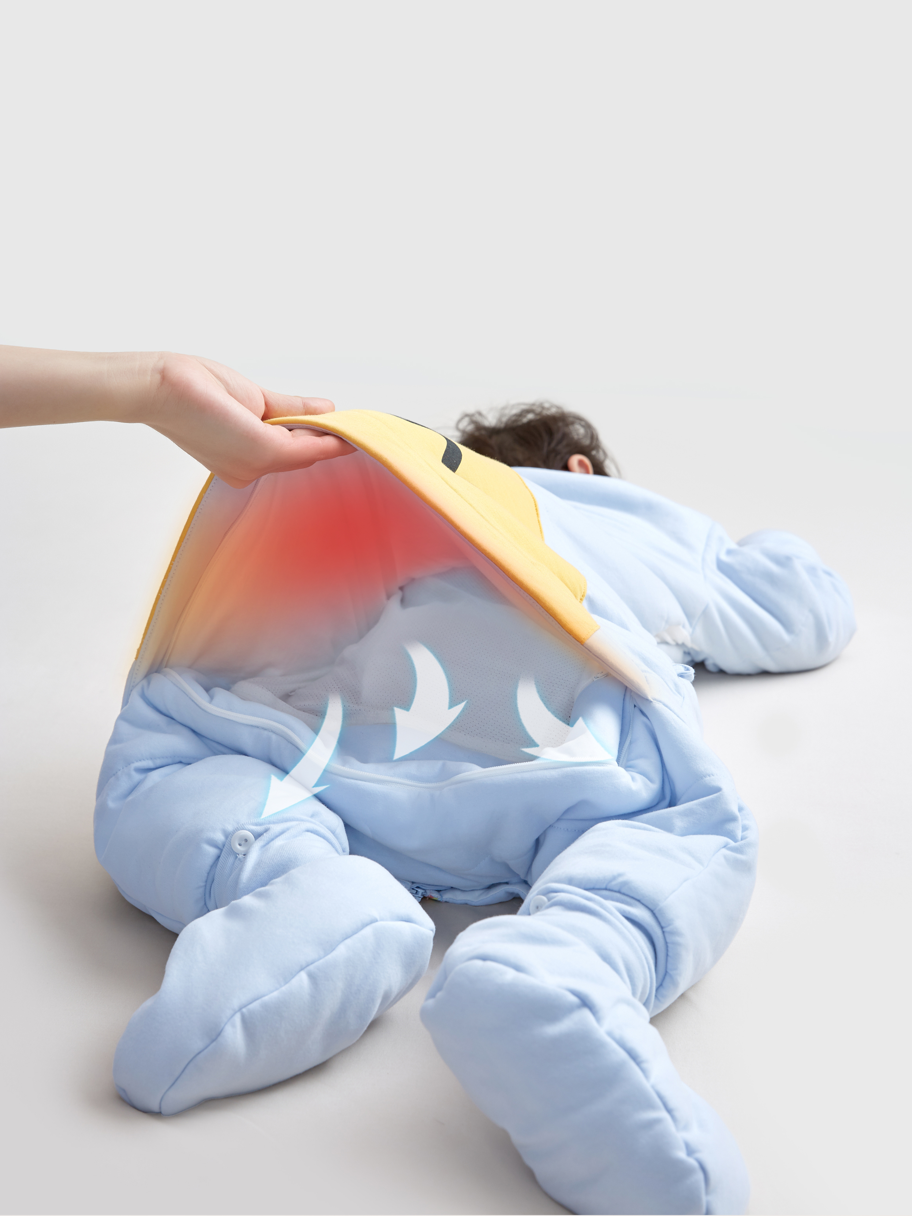 German if Award，Child mother and baby，Sleeping bag，Home Furnishing，Breathable sleeping bag，product design，If design award，Infant products，