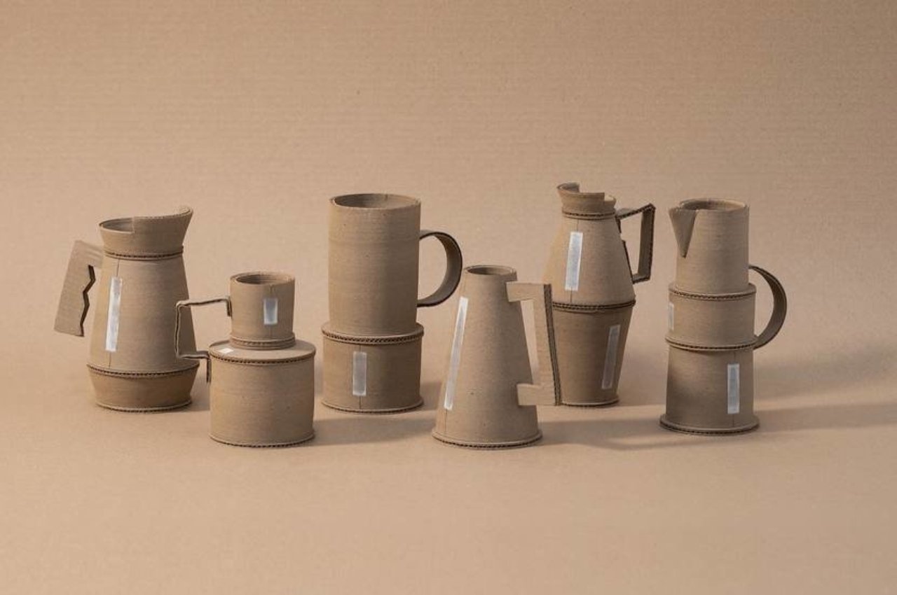 Ceramic art，Artwork，cardboard，