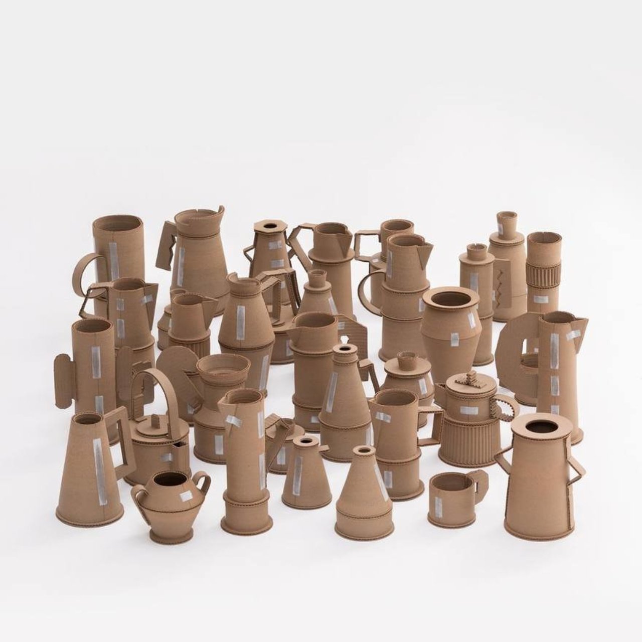 Ceramic art，Artwork，cardboard，