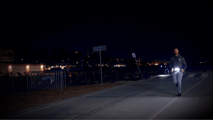 LUMABELT，at night，run，outdoors，belt，