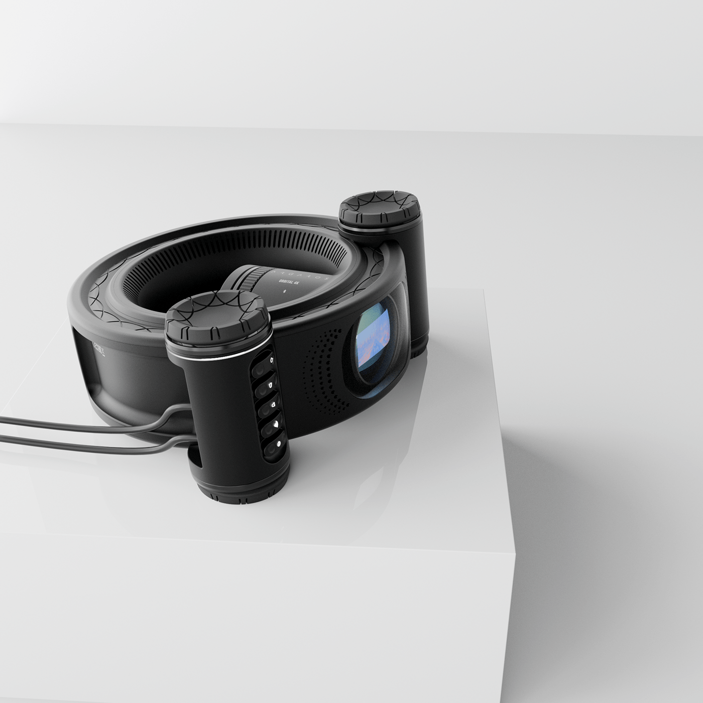 Projector，black，high definition，