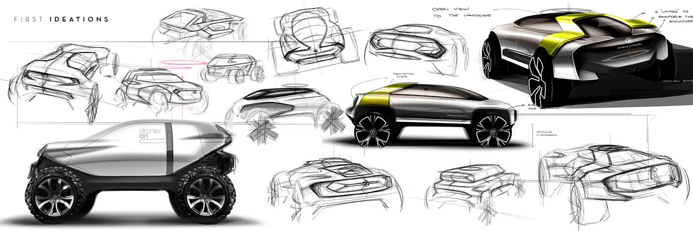 industrial design，Automobile design，conceptual design，public，Flying saucer，