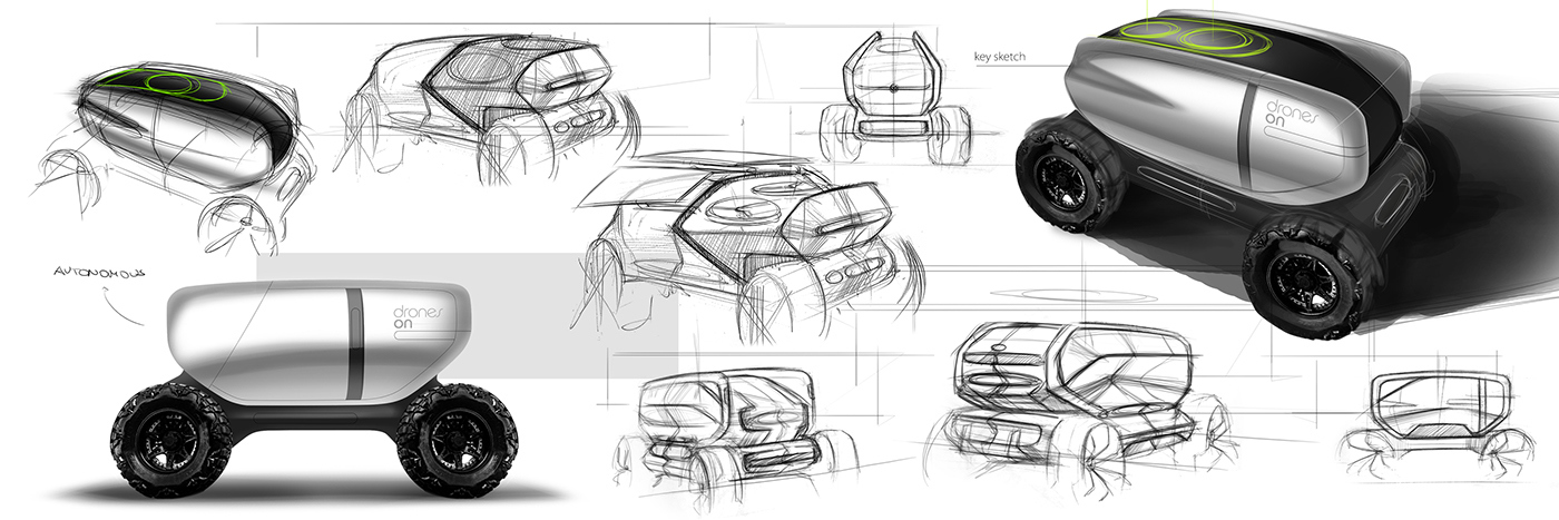 industrial design，Automobile design，conceptual design，public，Flying saucer，
