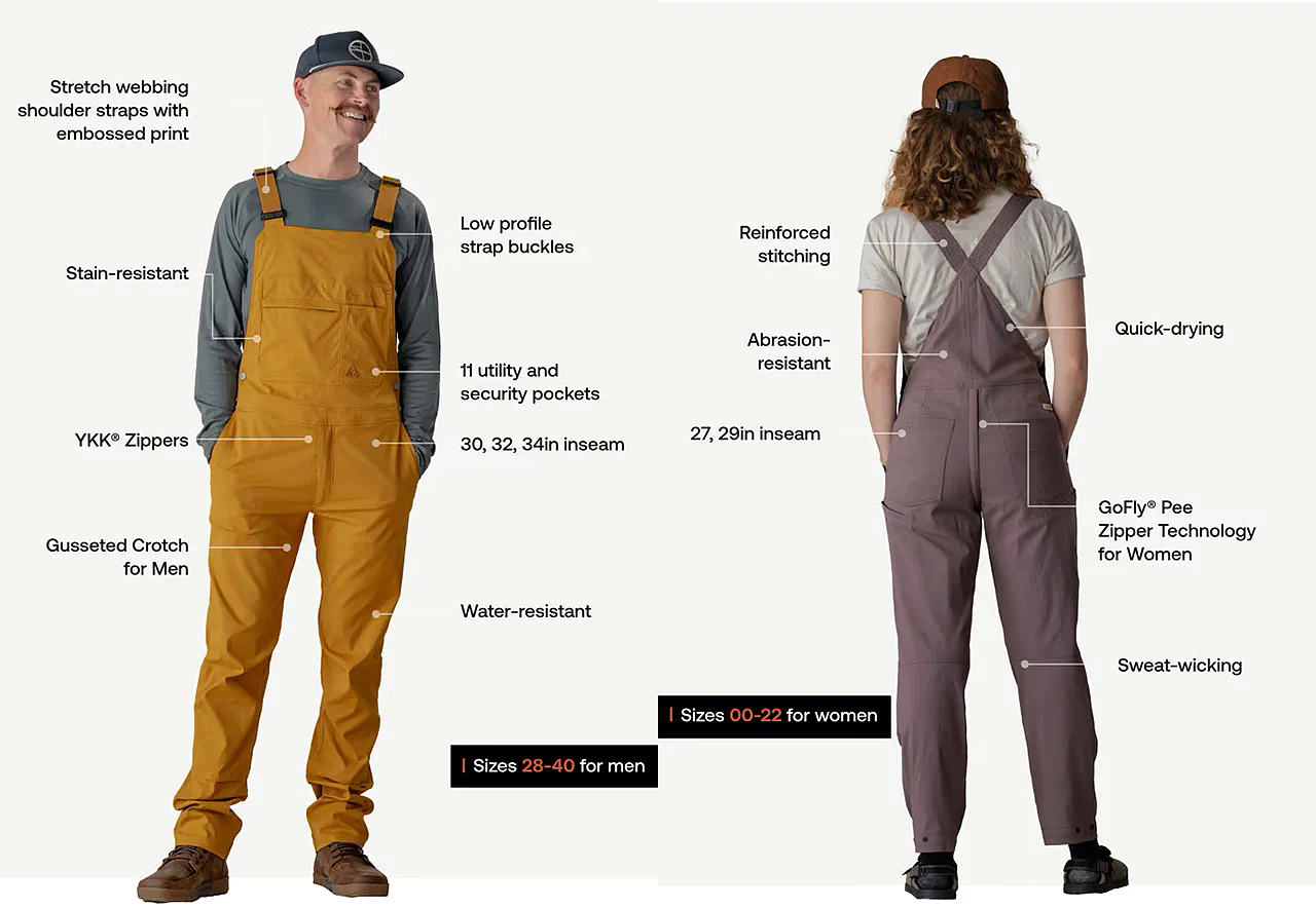 Ecotrek，overalls，Outdoor equipment，trousers，