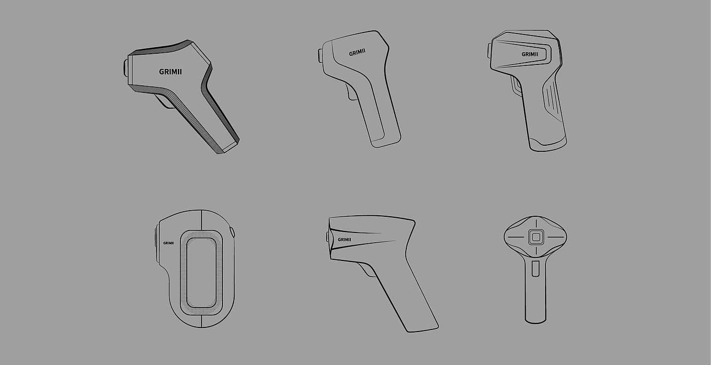 Handheld device，Laser Gun，Appearance modeling，