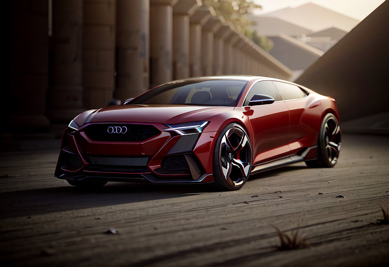 AI-aided design, automotive design, Audi，