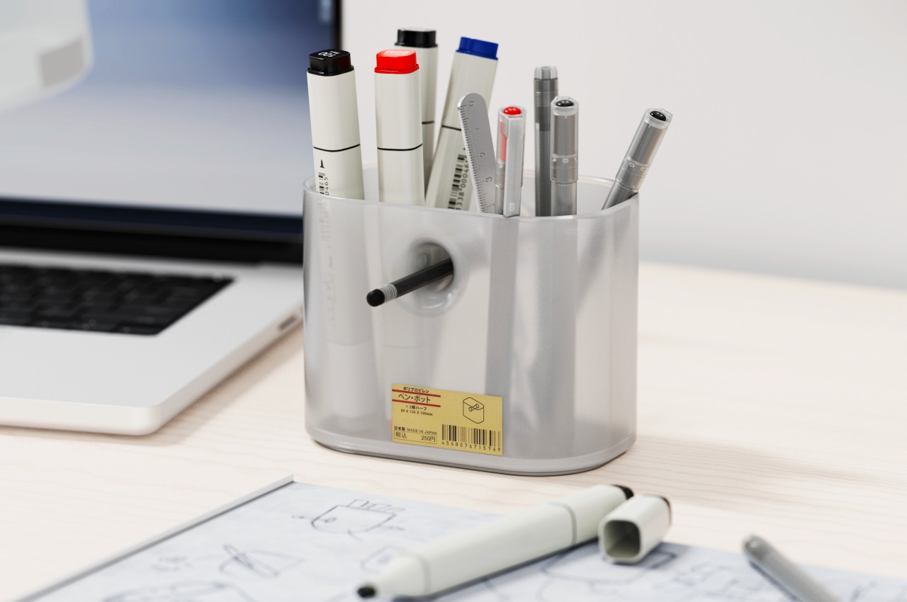 Void Pen Pot，hole，pen container，Stationery，