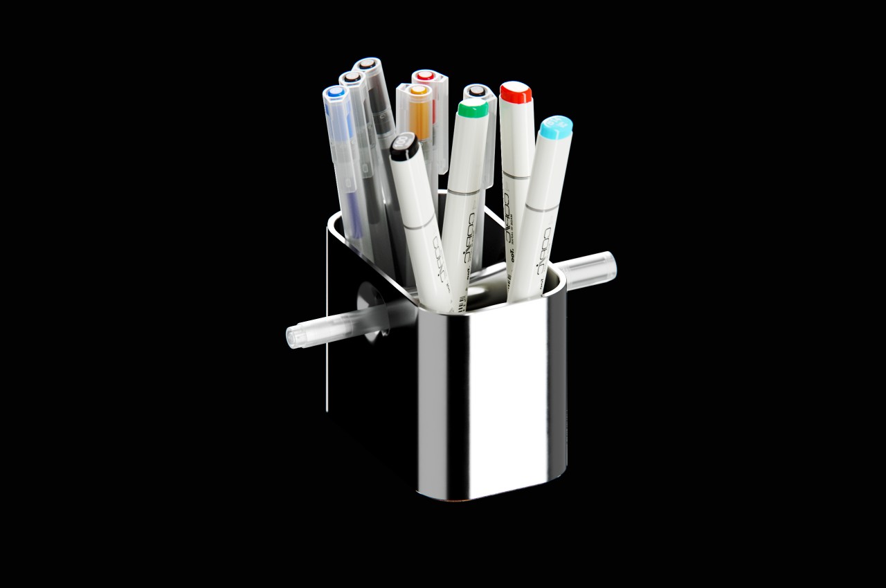 Void Pen Pot，hole，pen container，Stationery，