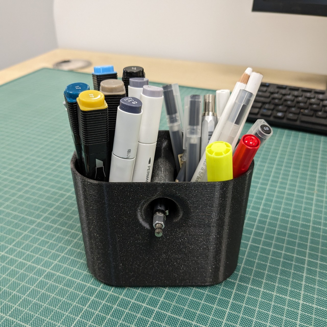 Void Pen Pot，hole，pen container，Stationery，