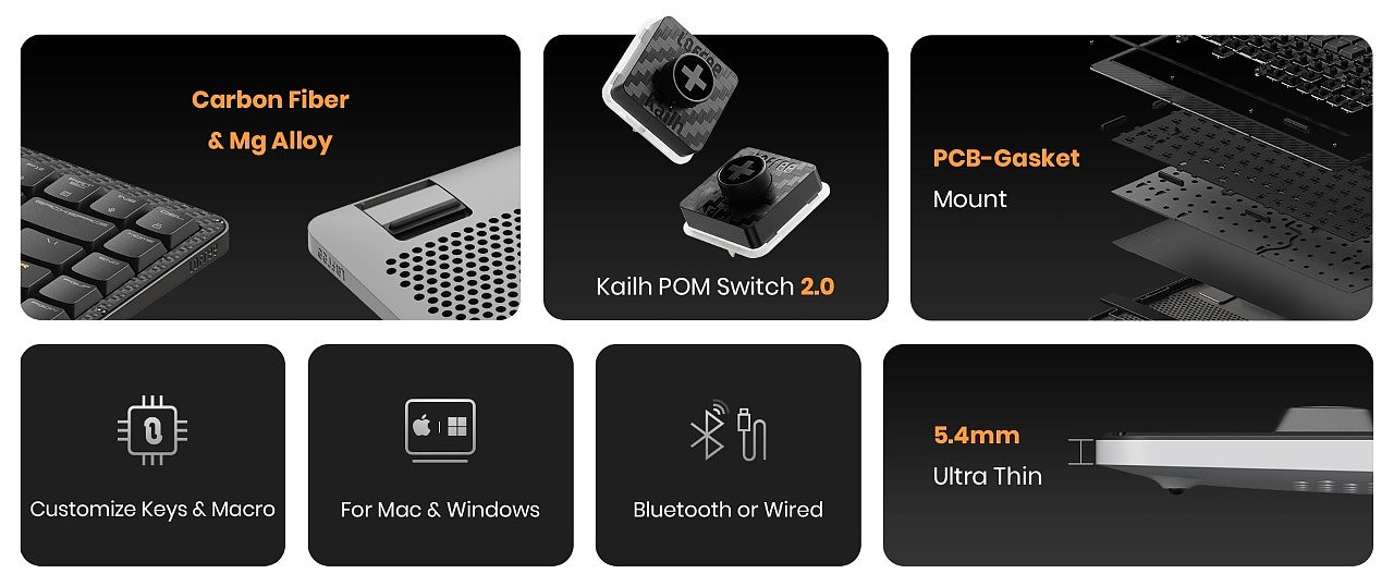 LOFREE EDGE，Frivolous，Mechanical keyboard，