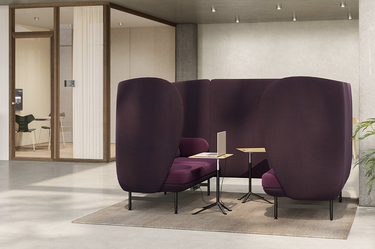 Fritz Hansen ，Plenum Cabin，sofa，to work in an office，