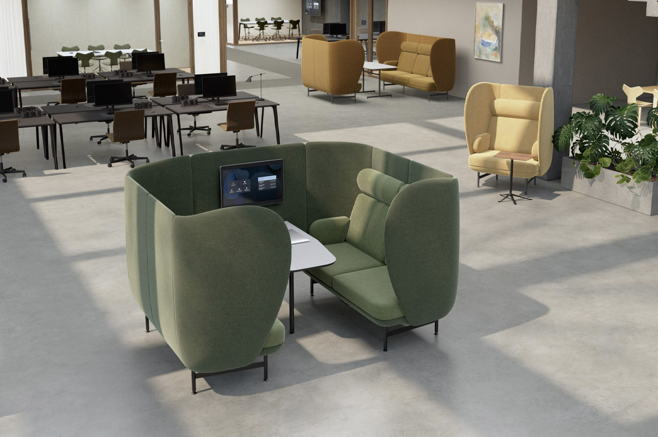 Fritz Hansen ，Plenum Cabin，sofa，to work in an office，