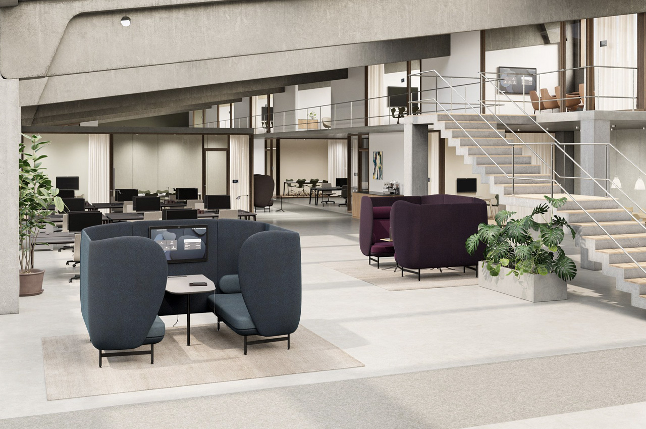 Fritz Hansen ，Plenum Cabin，sofa，to work in an office，