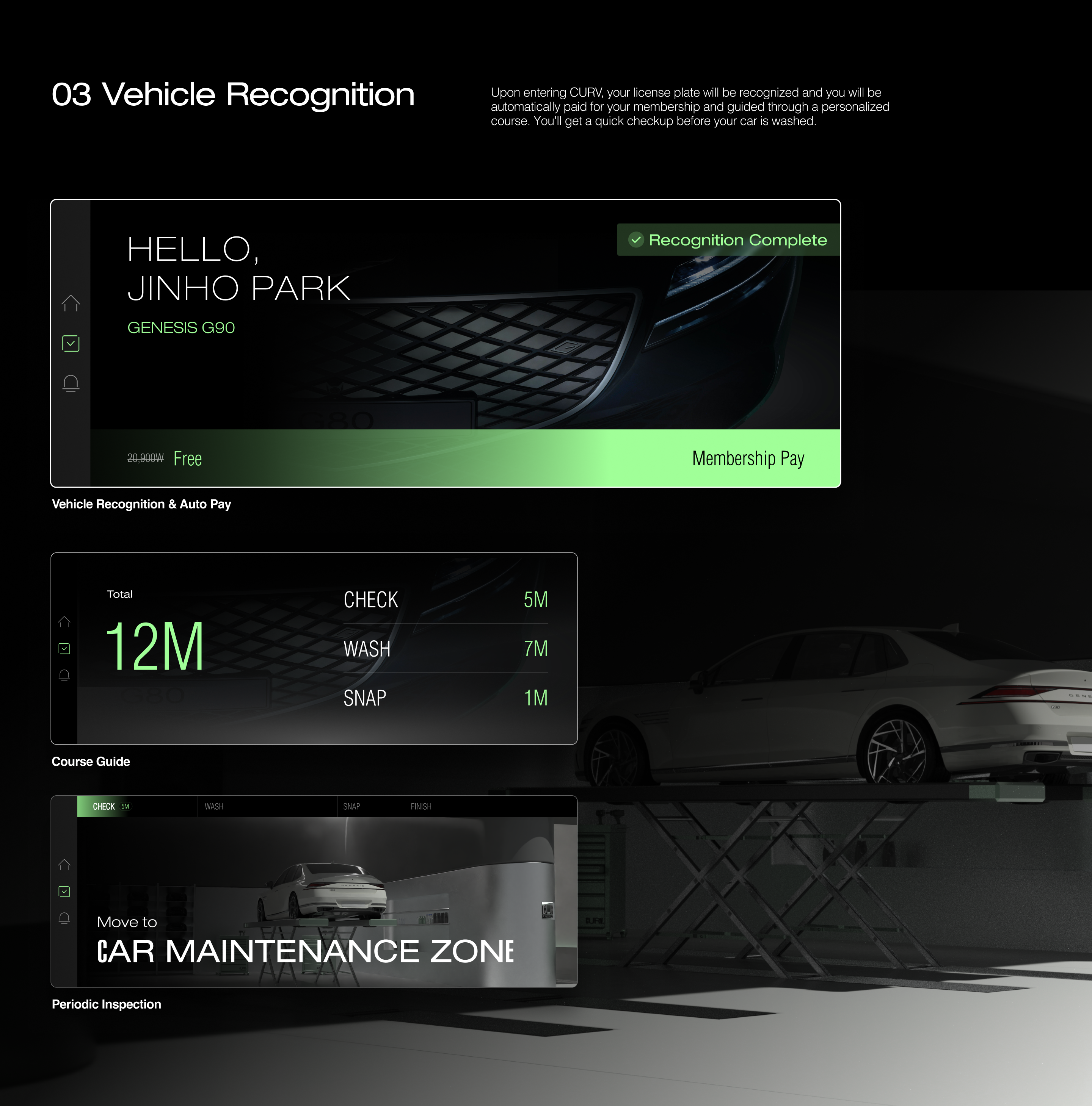 CURV，Brushless，Car washing machine，