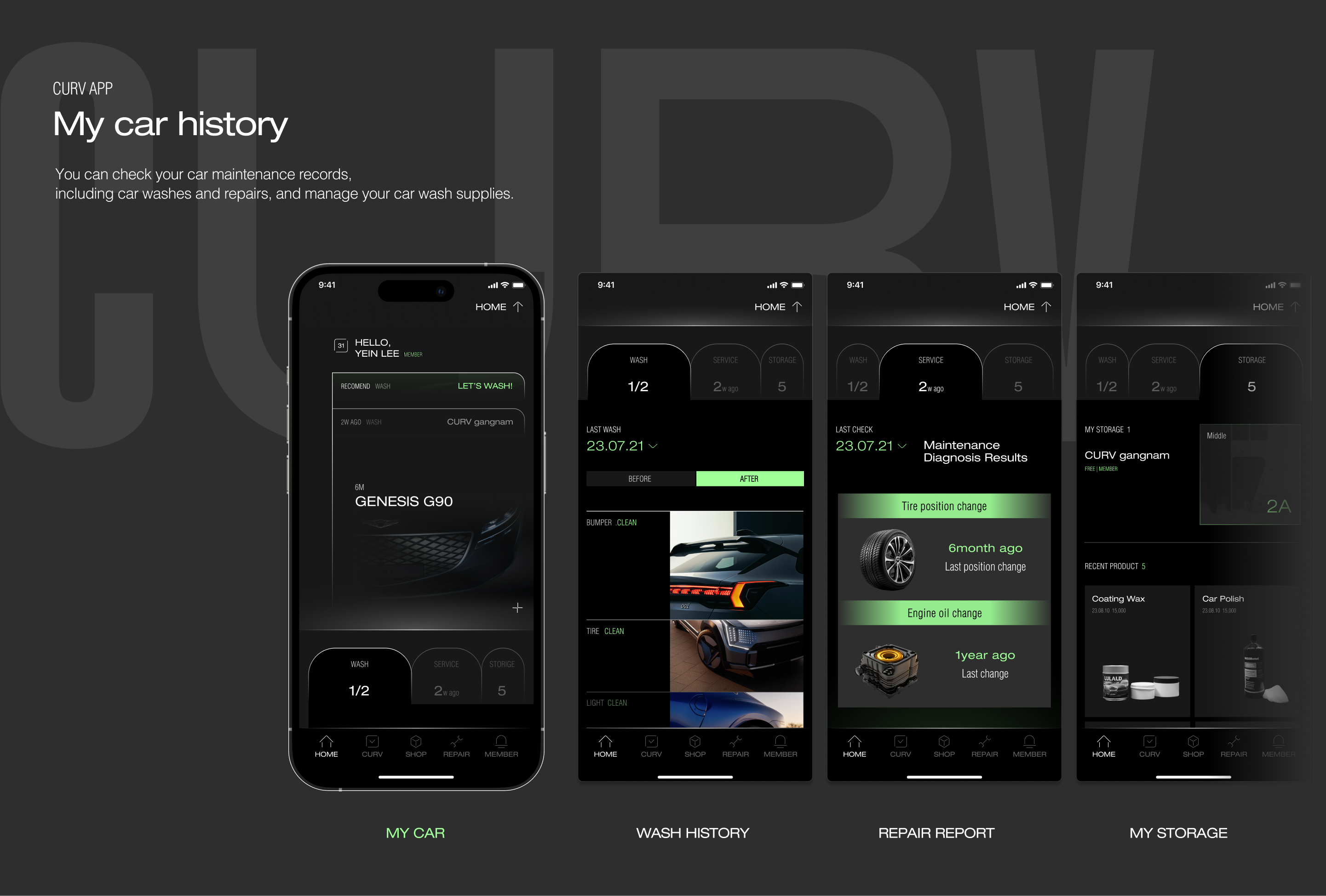 CURV，Brushless，Car washing machine，