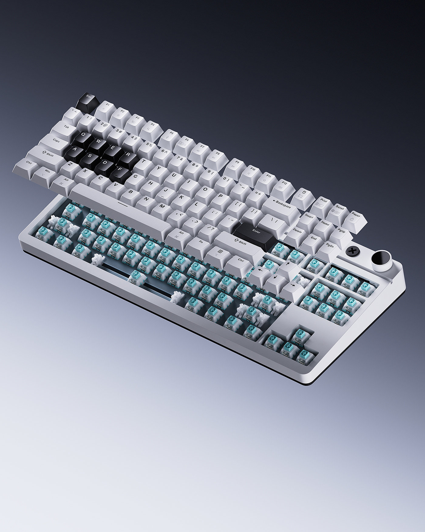 Gaming keyboard，Mechanical keyboard，XBoard QS，Pulsar，