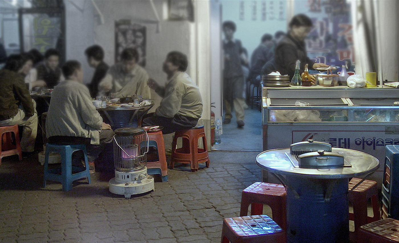 Eulji-Ro，stool，modularization，Sitting cross-legged，