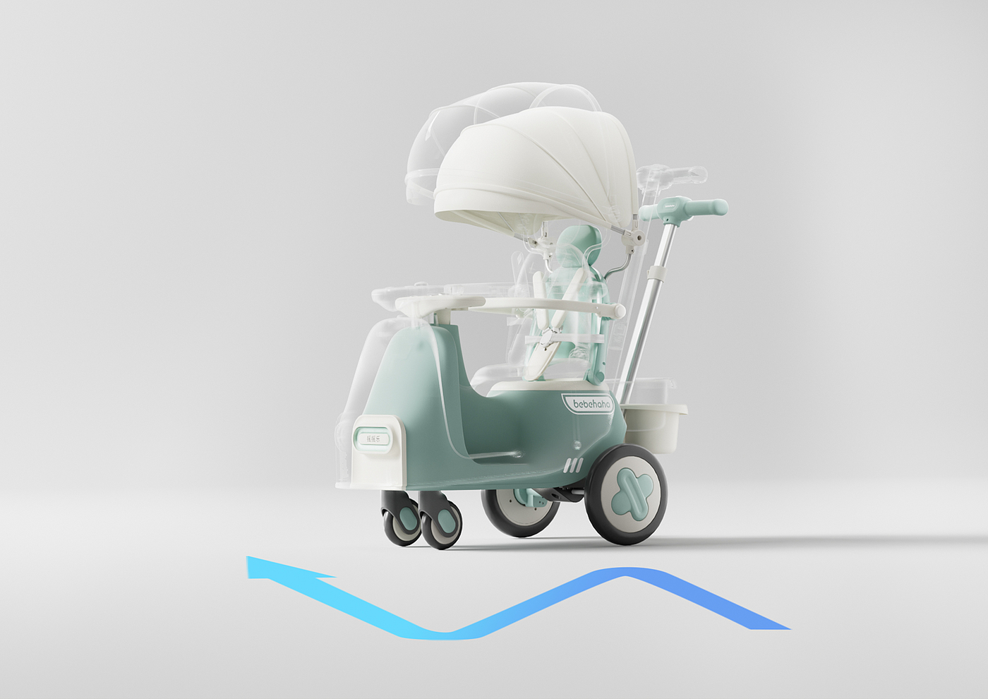 wheelbarrow，Children's Cart，Parent-child travel，Maternal and infant products，