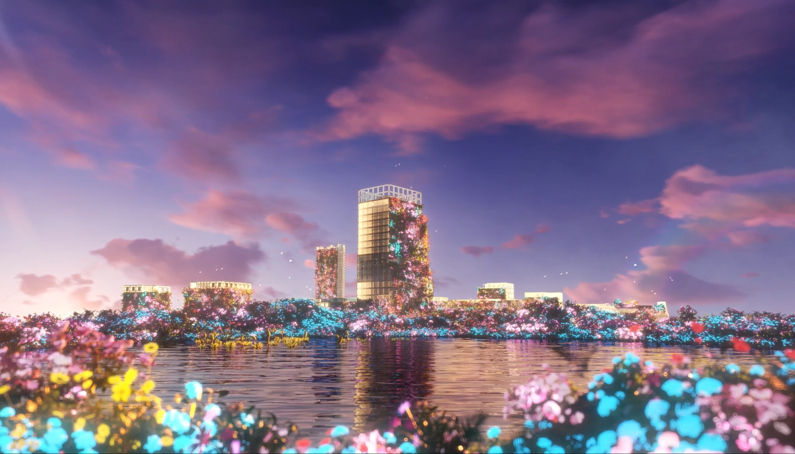 Architecture，environment，animation，cg，three-dimensional，Vanke，