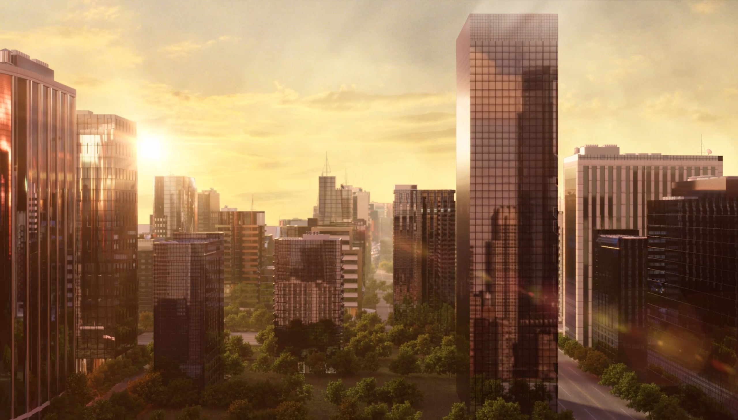 Architecture，environment，animation，cg，three-dimensional，Vanke，