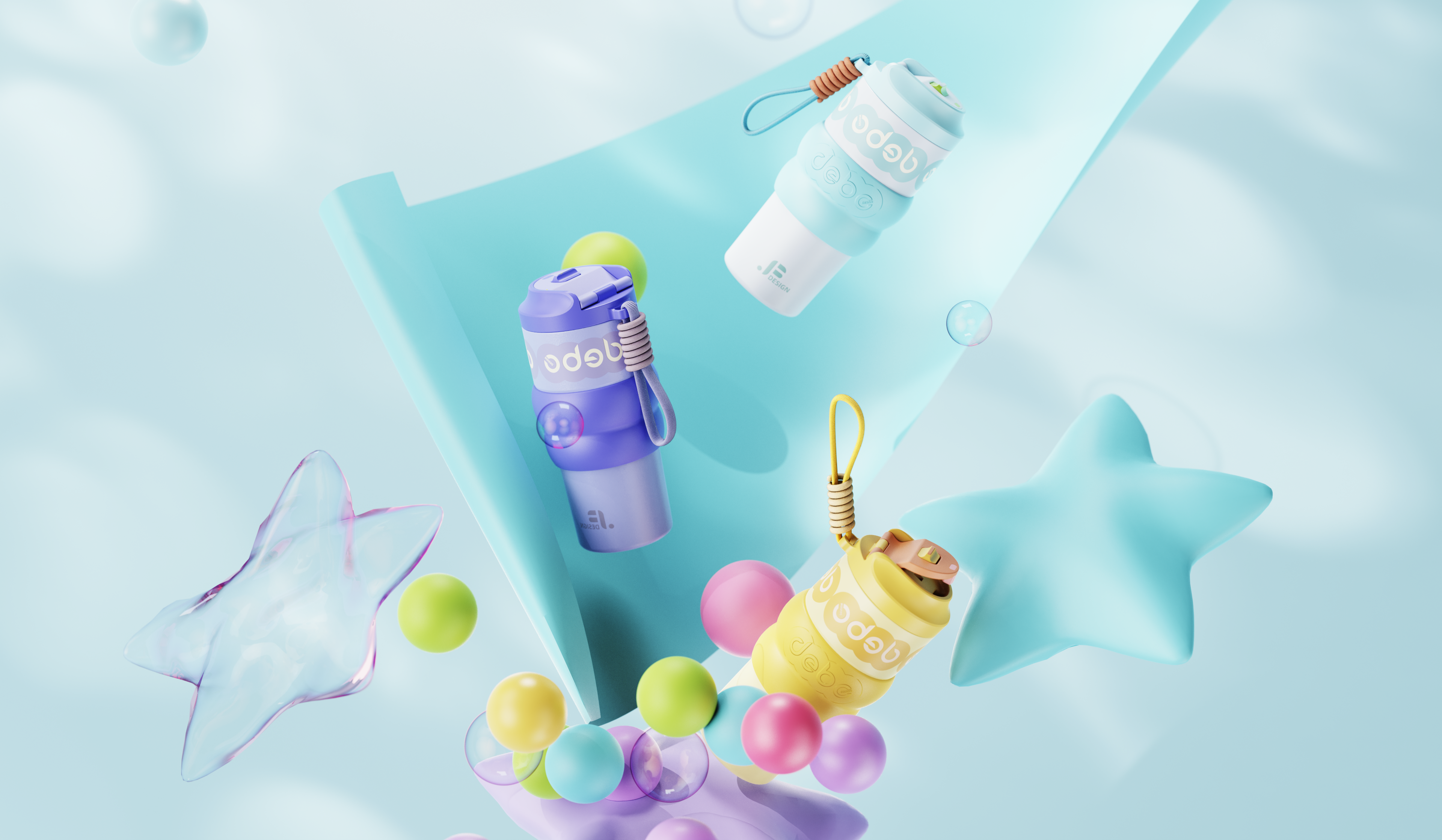 vacuum cup，Water cup，Office Cup，articles for daily use，product design，Product rendering，Outdoor supplies，coffee cup，