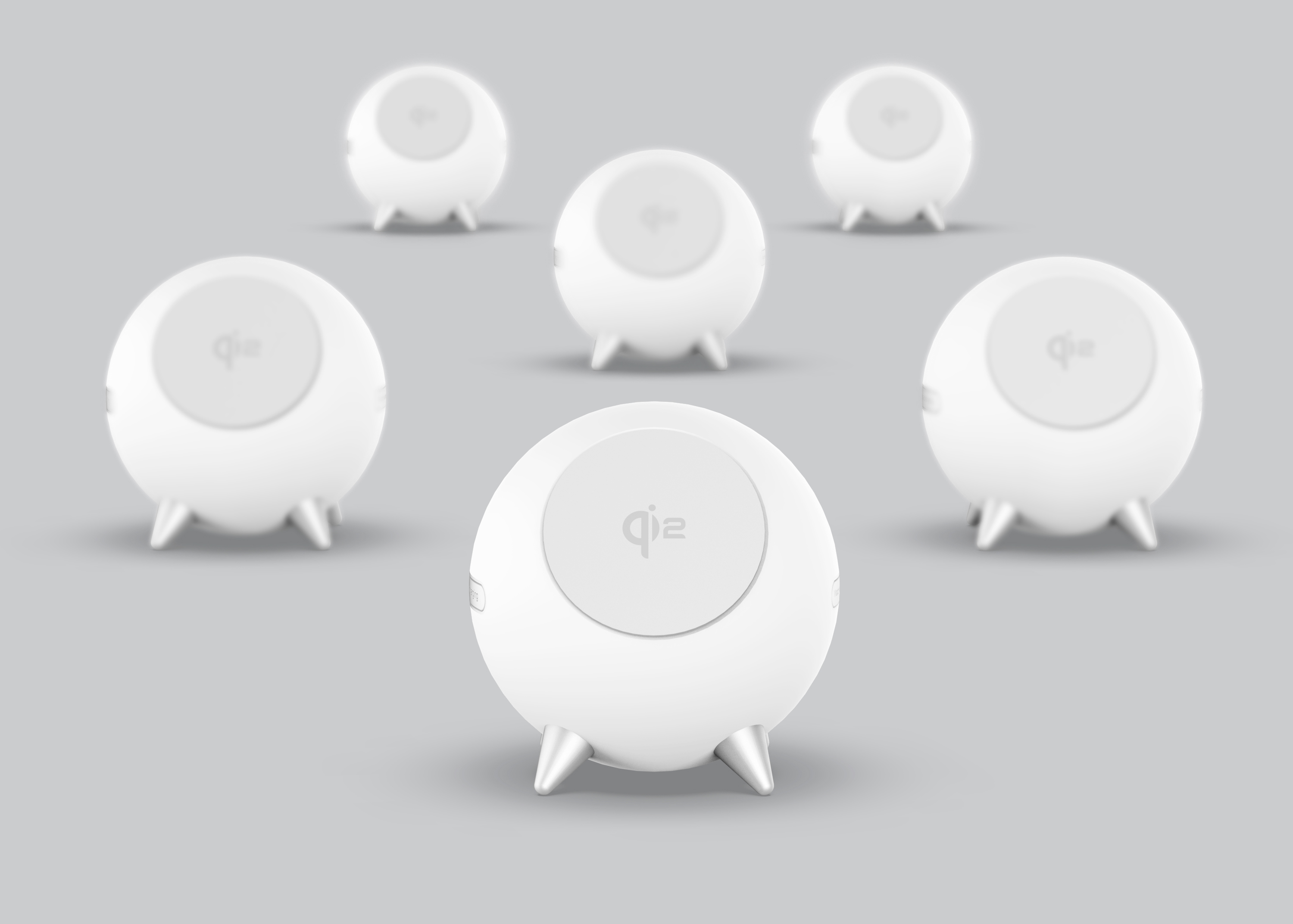 Magnetic suction three-in-one wireless night light，iphone magnetic three-in-one wireless charger with night light，